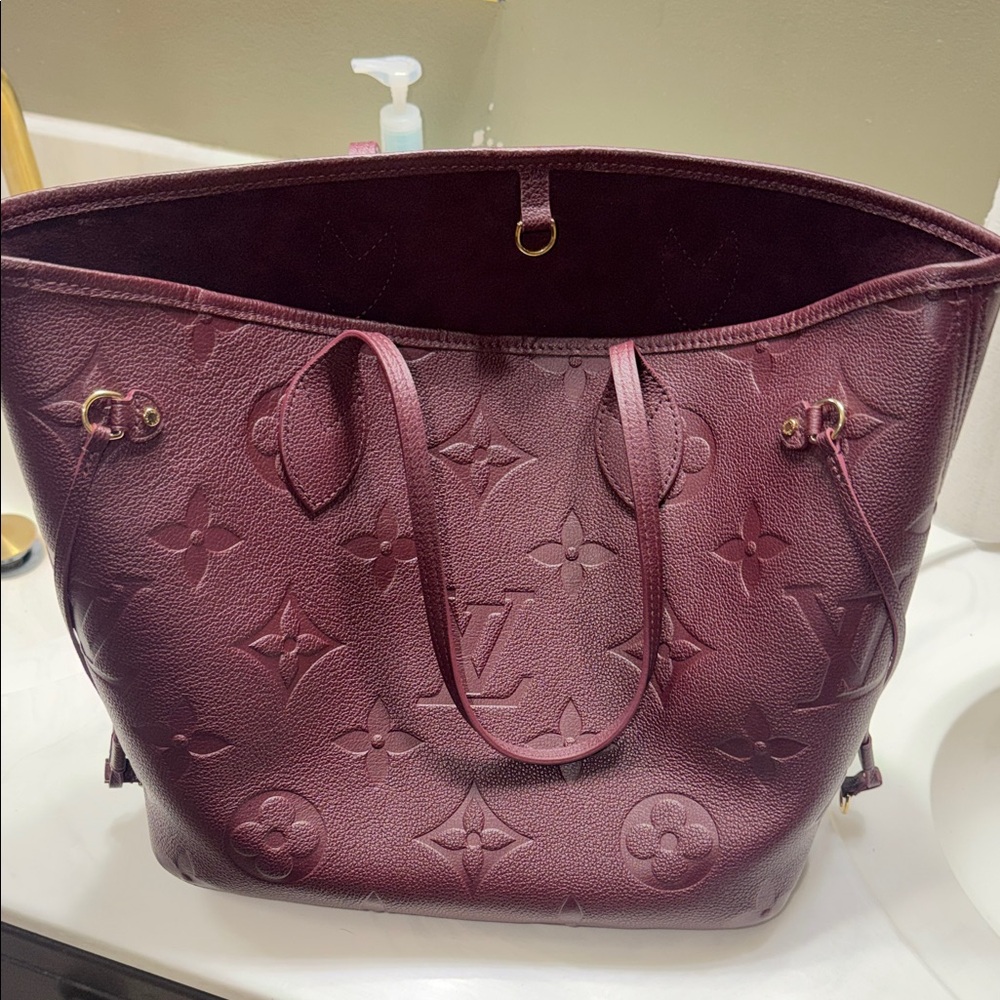 Louis Vuitton Dark Purple Tote Bag - Picture 3 of 3